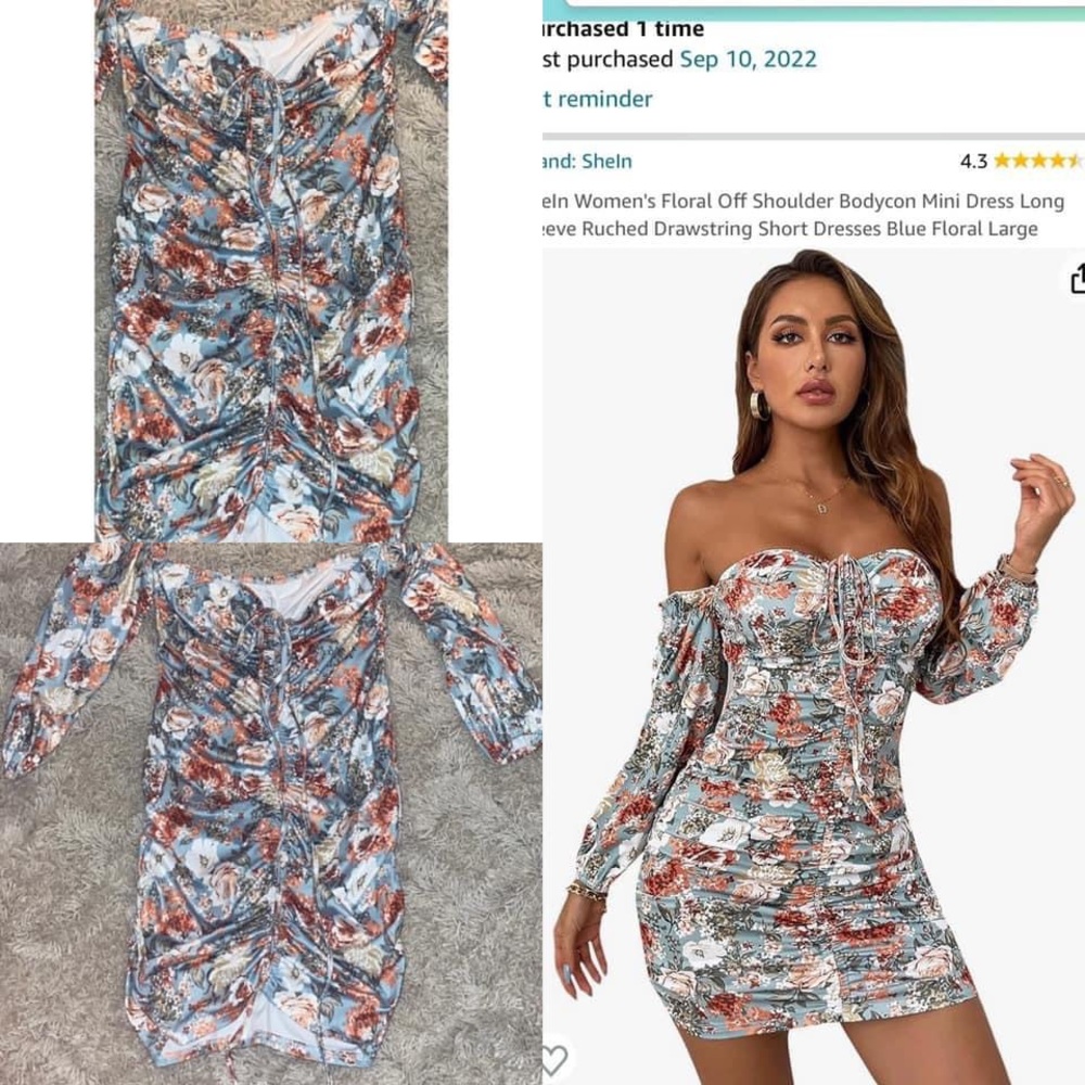 SHEIN floral dress
